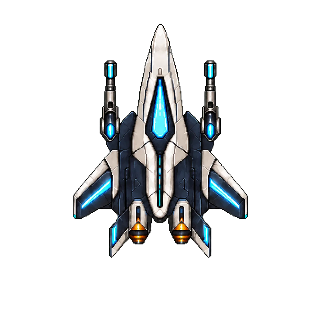ラピッドソルジャーの白銀の機体